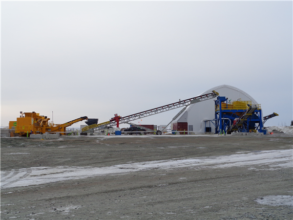 4,000 TPD (200 TPH) Ore Sorting Plant with MMD Sizers & STEINERT Ore Sorter