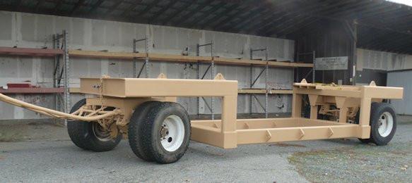 Shop Fabricated Trailer Designed for 9' x 12' Ball Mill
